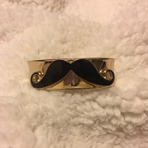 🍁2 for $10🍁 Mustache cuff bracelet